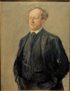 Portrait of the Poet Gerhart Hauptmann by Max Liebermann